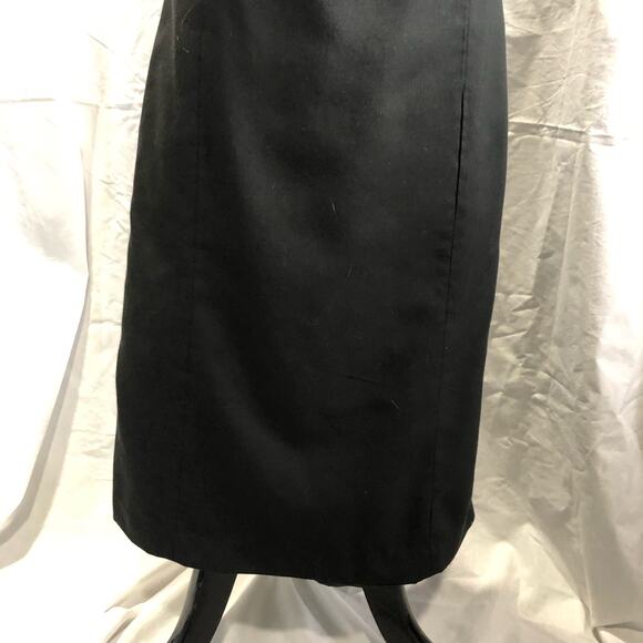 Gap Factory Store Wool blend black sheath sleeveless classic dress size 6 - Picture 5 of 7